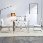 Modern Dining Chairs (Set of 2) high back