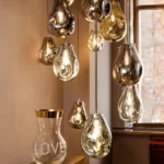 Nordic Stair Chandelier Glass Pendant Light
