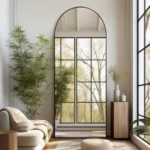 Oversized Arched Full-Length Floor Mirror