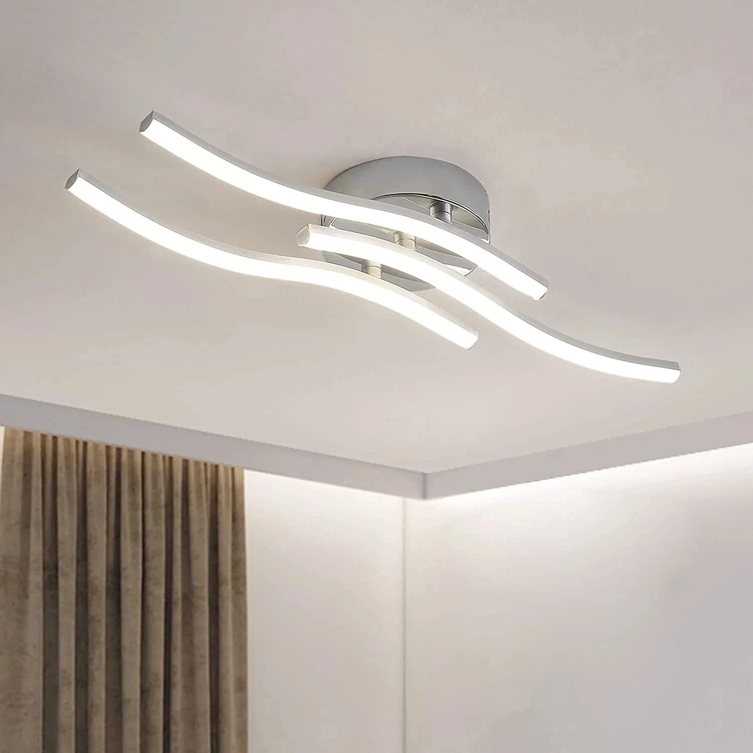 kf-S7e493c149f2745c2a6ea208f5c56e1241 Modern LED Ceiling Light - Image 1