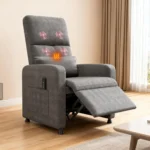 Relaxation chair with lying and massage