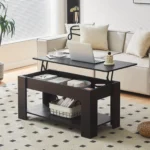 Coffee Table with a Lift-Top Design