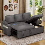 Sofa Bed, L-Shaped Sleeper