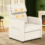 Electric Recliner Chair Living Room Chair Adjustable Power Recliner with Massage & Heat