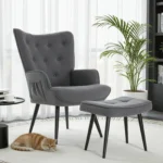 Armchair with Footstool